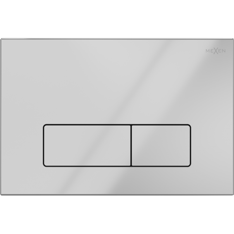 Mexen Fenix 13 splachovací tlačidlo Slim, lesklý chróm - 601301