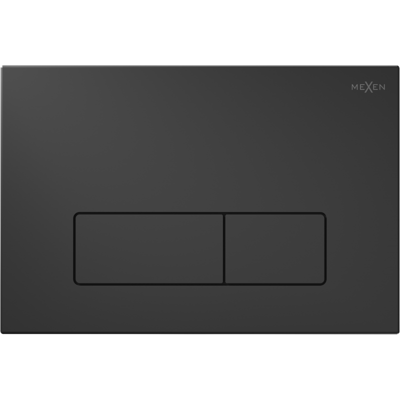 Mexen Fenix 13 splachovací tlačidlo Slim, čierny matný - 601303