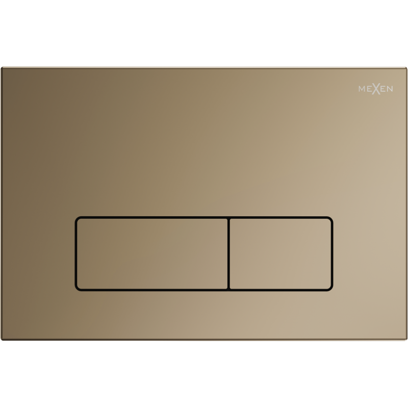 Mexen Fenix 13 splachovacie tlačidlo Slim, zlatý šampanský - 601304