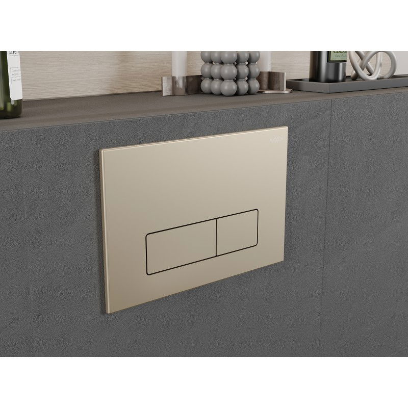 Mexen Fenix 13 splachovacie tlačidlo Slim, zlatý šampanský - 601304