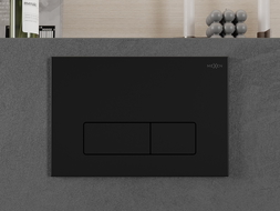 Mexen Fenix 13 splachovací tlačidlo Slim, čierny matný - 601303