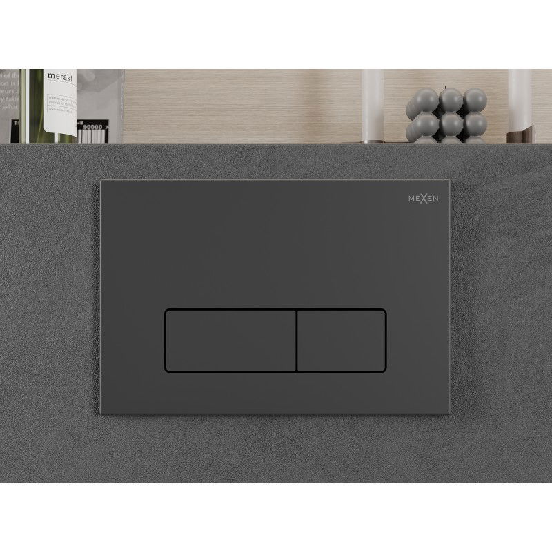 Mexen Fenix 13 splachovacie tlačidlo Slim, gun gray - 601366