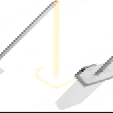 Mexen Arno toaletná kefa, ružové zlato - 7020750-60