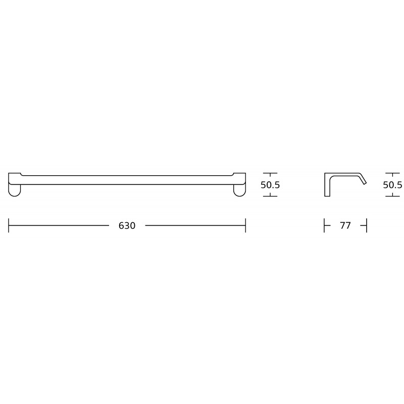 Mexen Lea vešiak na uteráky, chróm - 7026024-00
