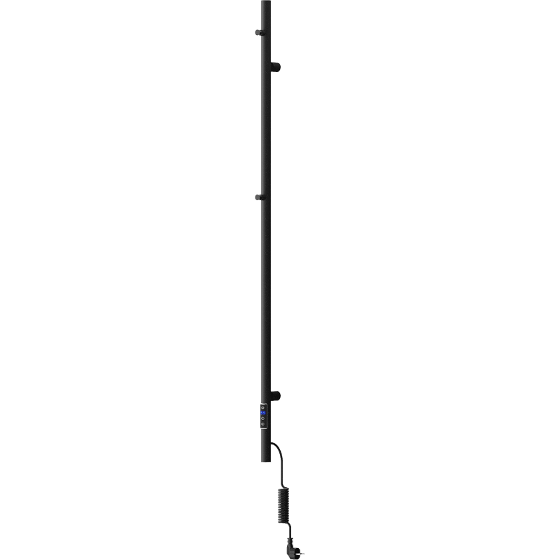 Mexen Pino elektrický radiátor s držiakmi na uteráky 1405 x 32 mm, 75 W, čierny - W301-1405-032-00-70