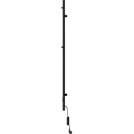 Mexen Pino elektrický radiátor s držiakmi na uteráky 1405 x 32 mm, 75 W, čierny - W301-1405-032-00-70