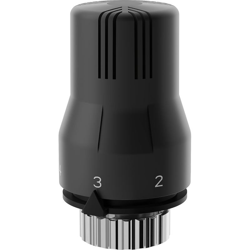 Mexen Uni-Term termostatická hlavica na radiátor, čierna - W908-002-70