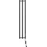 Mexen Pino elektrický radiátor s vešiakmi na uteráky 1405 x 242 mm, 200 W, čierny - W301-1405-242-00-70