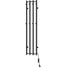 Mexen Pino elektrický radiátor s vešiakmi na uteráky 1405 x 347 mm, 250 W, čierny - W301-1405-347-00-70