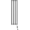 Mexen Pino elektrický radiátor s vešiakmi na uteráky 1405 x 347 mm, 250 W, čierny - W301-1405-347-00-70
