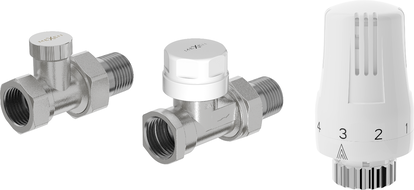 Mexen G01 sada termostatická priamo, nikel - W914-012-918-01