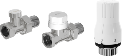 Mexen G02 termostatická súprava priama, nikel - W914-012-928-01