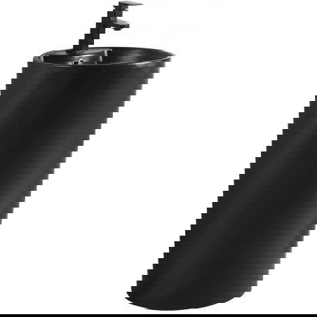 Mexen Mana umiestnené umývadlo 45 x 45 cm, čierna matná - 26074670