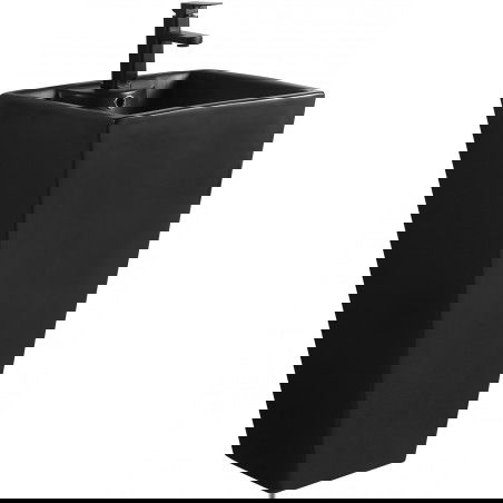 Mexen Pia voľne stojaca umývadlo 47 x 47 cm, čierna matná - 26104770