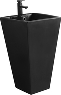 Mexen Pia voľne stojaca umývadlo 47 x 47 cm, čierna matná - 26104770
