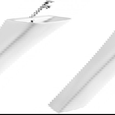 Mexen Nel samostatne stojace umývadlo 45 x 44 cm, biele - 26134500