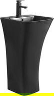 Mexen Nel voľne stojaca umývadlo 45 x 44 cm, čierna matná - 26134570