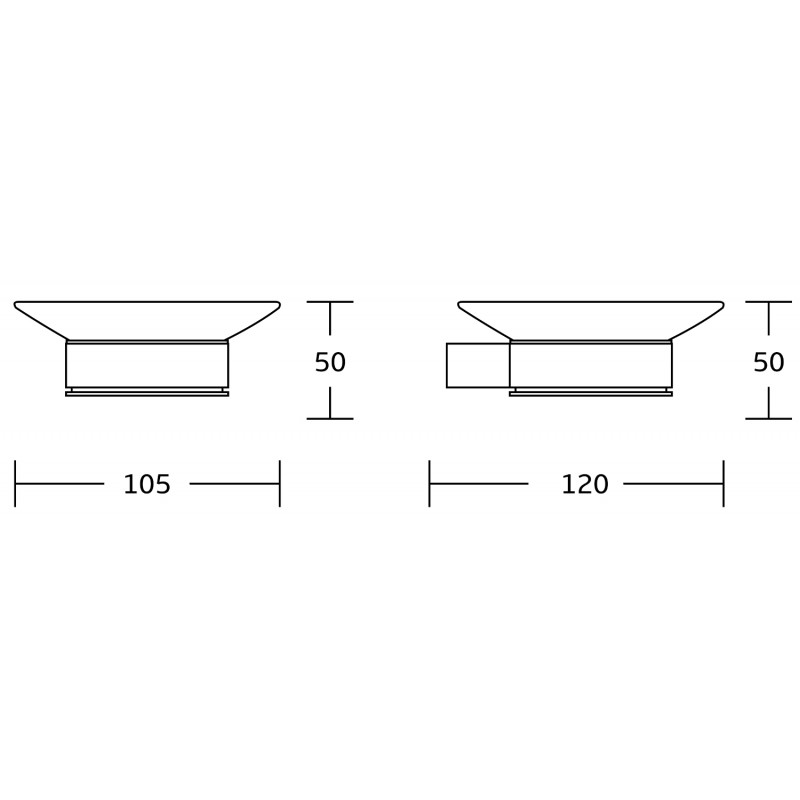 Mexen Pavo mydelnička, čierna - 7030439-70