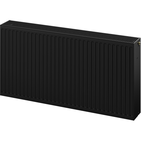 Mexen CC33 panelový radiátor 500 x 1600 mm, spodné pripojenie, 3234 W, čierny  - W6C33-050-160-70