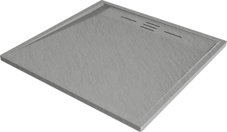 Mexen Amon štvorcový sprchový žľab SMC 90 x 90 cm, šedý - 4F619090