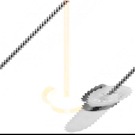 Mexen Remo toaletná kefa, ružové zlato - 7050750-60