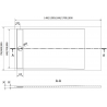 Mexen Amon brodzik prostokĺłny SMC 140 x 80 cm, čierny - 4F708014