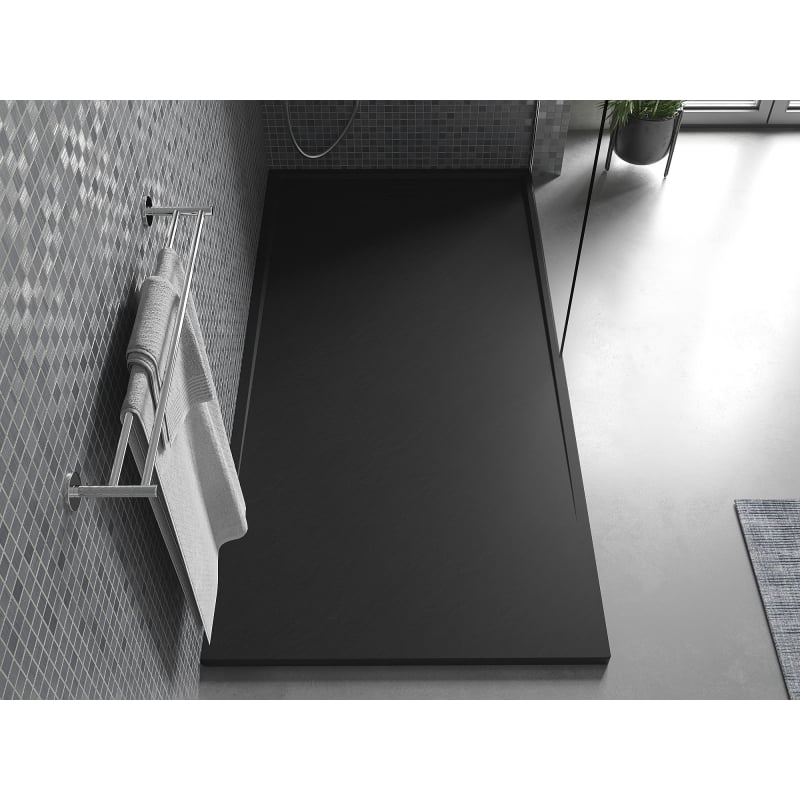 Mexen Amon obdĺžniková sprchová vanička SMC 150 x 80 cm, čierna - 4F708015