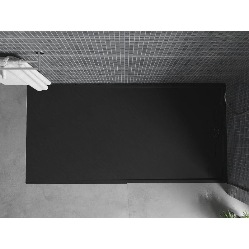 Mexen Amon obdĺžniková sprchová vanička SMC 150 x 80 cm, čierna - 4F708015