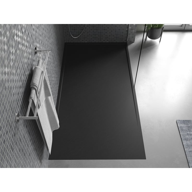Mexen Amon obdĺžniková sprchová vanička SMC 150 x 80 cm, čierna - 4F708015
