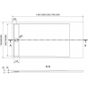 Mexen Amon obdĺžniková sprchová vanička SMC 150 x 80 cm, čierna - 4F708015