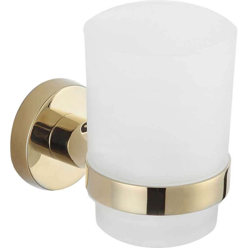 Mexen Remo pohár na zubné kefky, zlatý - 7050738-50