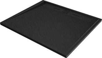 Mexen Amon obdĺžnikový sprchový kúpeľ SMC 100 x 90 cm, čierny - 4F709010