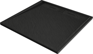 Mexen Amon štvorcový sprchový kút SMC 90 x 90 cm, čierny - 4F709090