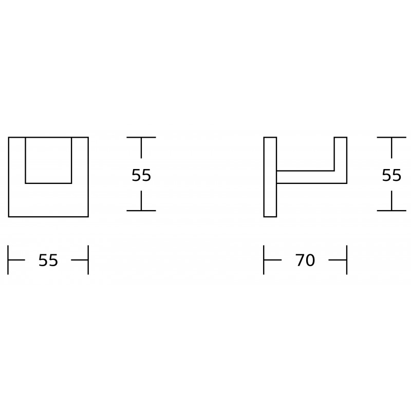 Mexen Vox háčik na uterák, zlatý - 707035-55