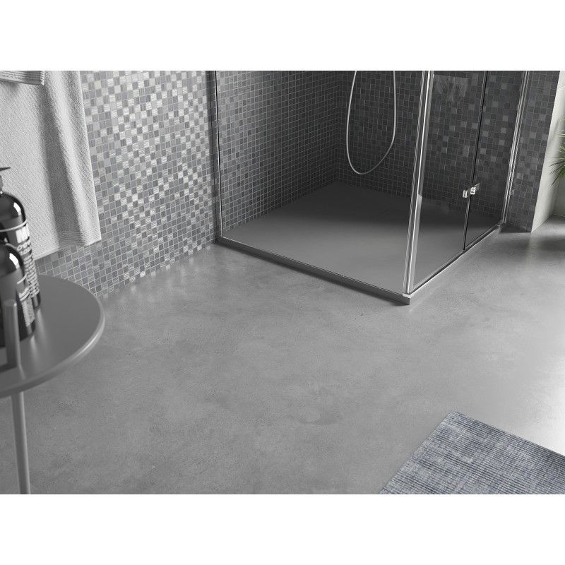 Mexen Bert sprchová vanička štvorcová SMC 80 x 80 cm, sivá - 4K618080