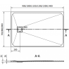 Mexen Bert obdĺžnikový sprchový box SMC 120 x 80 cm, čierny - 4K708012
