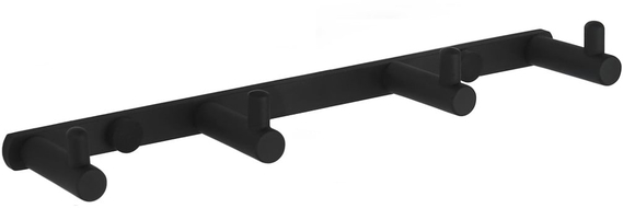 Mexen štvoritý háčik na uterák, čierny - 709164-70