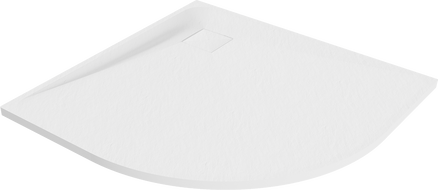 Mexen Bert polkruhový sprchový kút SMC 90 x 90 cm, biely - 4KR109090