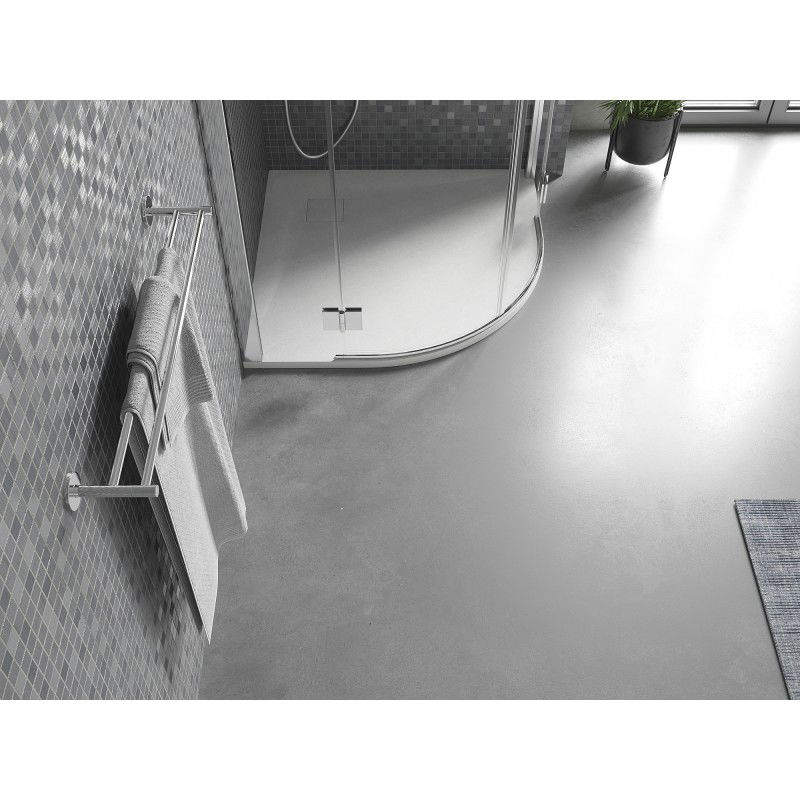 Mexen Bert polkruhový sprchový kút SMC 90 x 90 cm, biely - 4KR109090