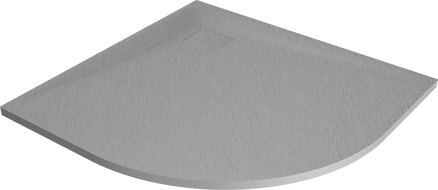 Mexen Bert polkruhový sprchový kút SMC 80 x 80 cm, šedý - 4KR618080