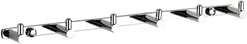 Mexen háčik na uterák so šiestimi držiakmi, chróm - 709166-00