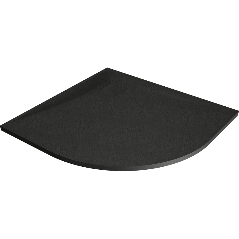 Mexen Bert brodzik pologrâhly SMC 90 x 90 cm, čierny - 4KR709090