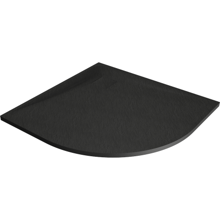 Mexen Bert brodzik pologrâhly SMC 90 x 90 cm, čierny - 4KR709090