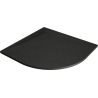 Mexen Bert brodzik pologrâhly SMC 90 x 90 cm, čierny - 4KR709090
