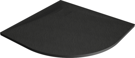 Mexen Bert brodzik pologrâhly SMC 90 x 90 cm, čierny - 4KR709090