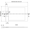 Mexen Otto obdĺžnikový sprchový box SMC 100 x 80 cm, biely - 4N108010