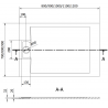 Mexen Otto sprchový kout SMC 110 x 80 cm, biely - 4N108011