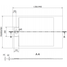 Mexen Otto obdĺžnikový sprchový box SMC 140 x 90 cm, biely - 4N109014