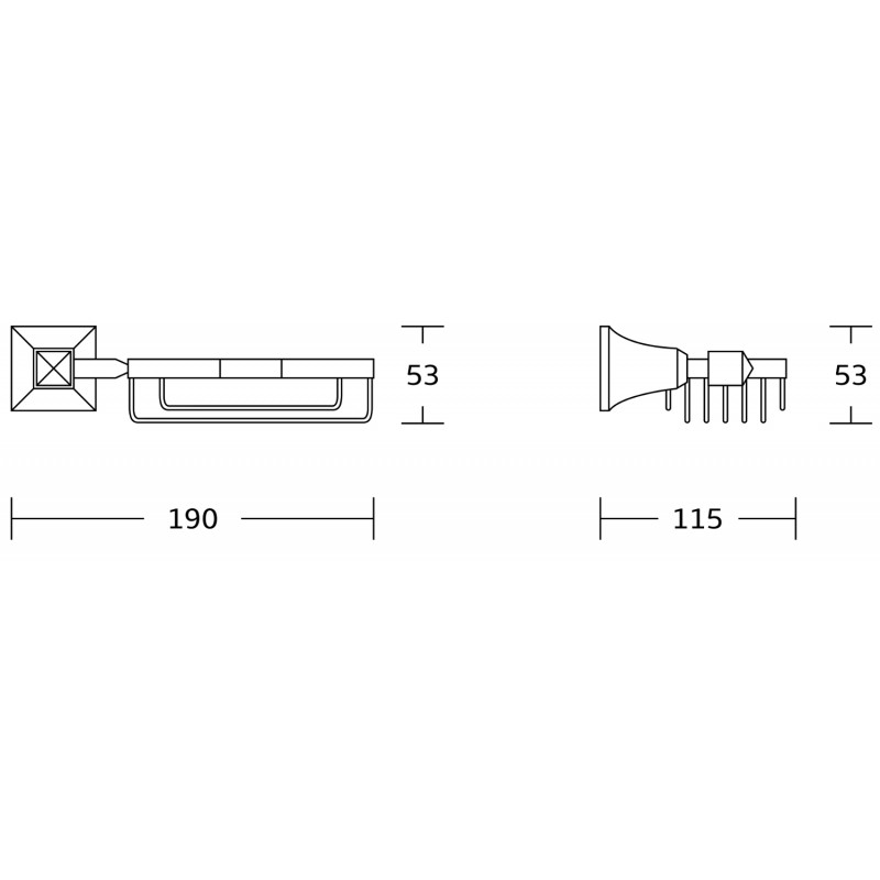 Mexen Dalia mydelnička, zlatá - 7017351-50