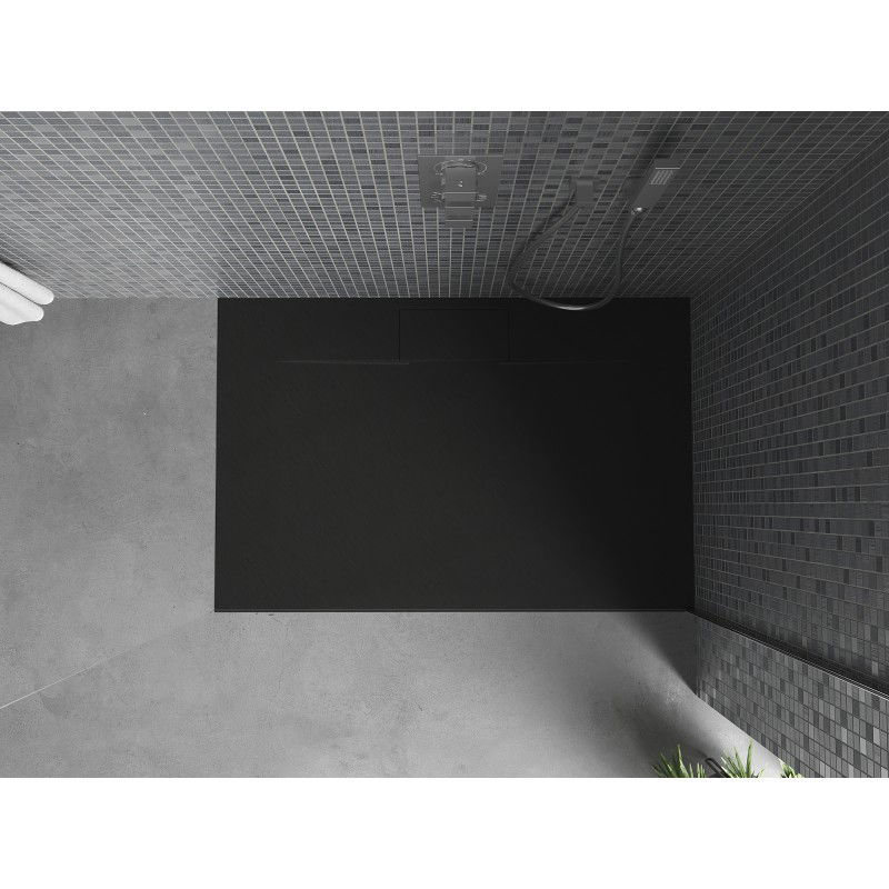 Mexen Egon obdĺžnikový sprchovací kút SMC 140 x 90 cm, čierny - 4R709014